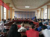 民盟隆阳总支参加2015年隆阳区统战民族宗教暨非公经济人士理想信念教育实践活动工作会议